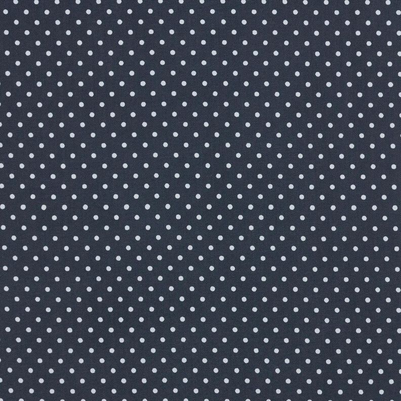 Tissu pour doublure à pois – bleu marine/blanc,  image number 1