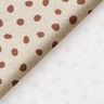 Tissu de décoration Semi-panama points éparpillés – marron clair/noix de cajou,  thumbnail number 4