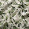 Tissu de décoration Semi-panama feuilles de peuplier – nature/olive foncé,  thumbnail number 2