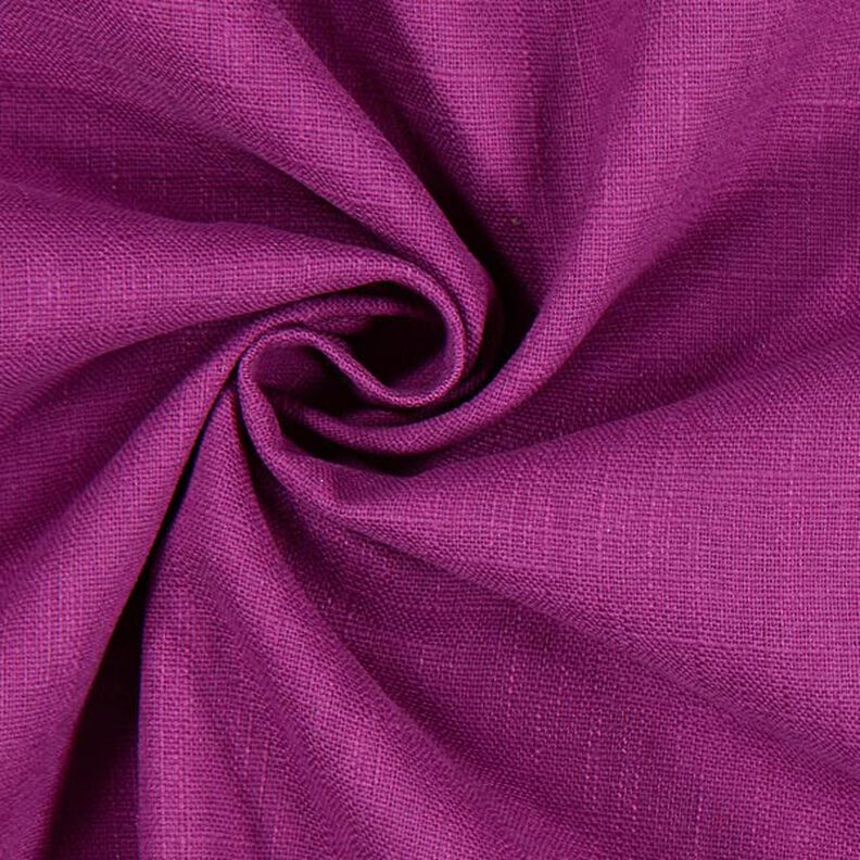 Tissu de lin en ramie mélangée medium – raisin, image number 3