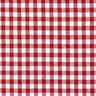 Tissu en coton Vichy à carreaux 0,5 cm – rouge/blanc,  thumbnail number 1