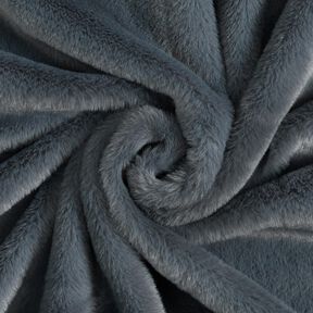 fourrure synthétique de haute qualité monochrome – gris bleu, 