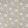 Tissu de décoration Semi-panama Jardin fleuri – bleu pigeon/rose,  thumbnail number 1