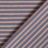Jersey de coton Fines rayures – cuivre/bleu jean,  thumbnail number 4