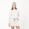Sweatshirt gratté – écru,  thumbnail number 7
