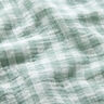 Tissu double gaze de coton Carreaux vichy à fil teinté – roseau/blanc,  thumbnail number 3