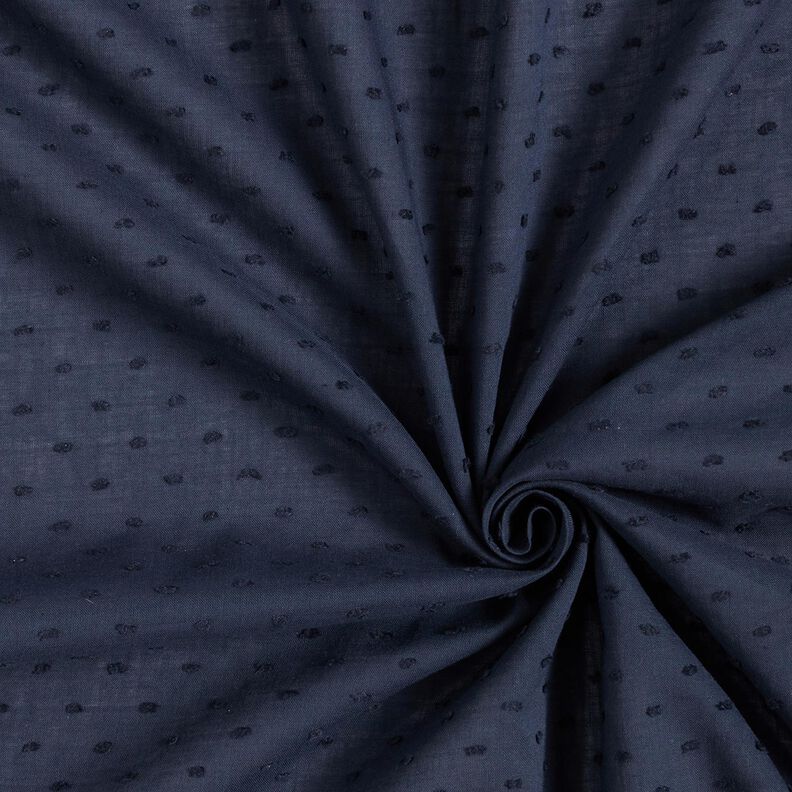 Batiste de coton Dobby – bleu nuit, image number 1