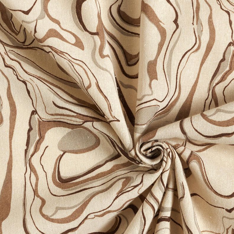 Mélange lin Marmor – amande/mocca, image number 3