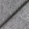 Mélange lin coton rayures étroites – noir/blanc,  thumbnail number 4