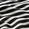 Maille jacquard rayures horizontales – blanc/noir,  thumbnail number 2