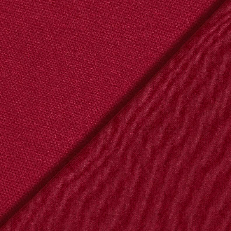 Jersey d’été léger en viscose – rouge bordeaux,  image number 3