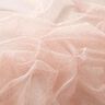 Tissu tulle scintillant – rose clair/or,  thumbnail number 2