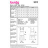 Robe | Burda 5813 | 36-46,  thumbnail number 9