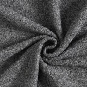 Tissu léger en maille en mélange de viscose et laine – gris foncé, 
