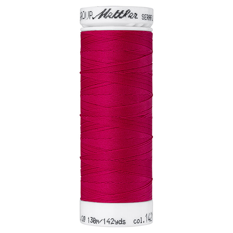 Fil à coudre Seraflex pour coutures élastiques (1421) | 130 m | Mettler – rose vif,  image number 1