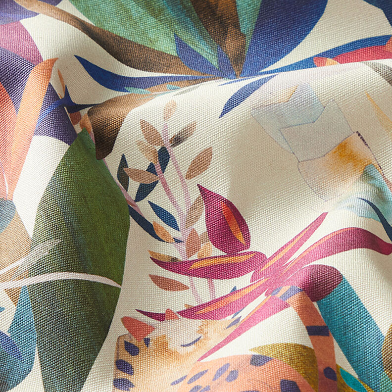 Tissu d’extérieur Canvas Léopard – beige,  image number 2