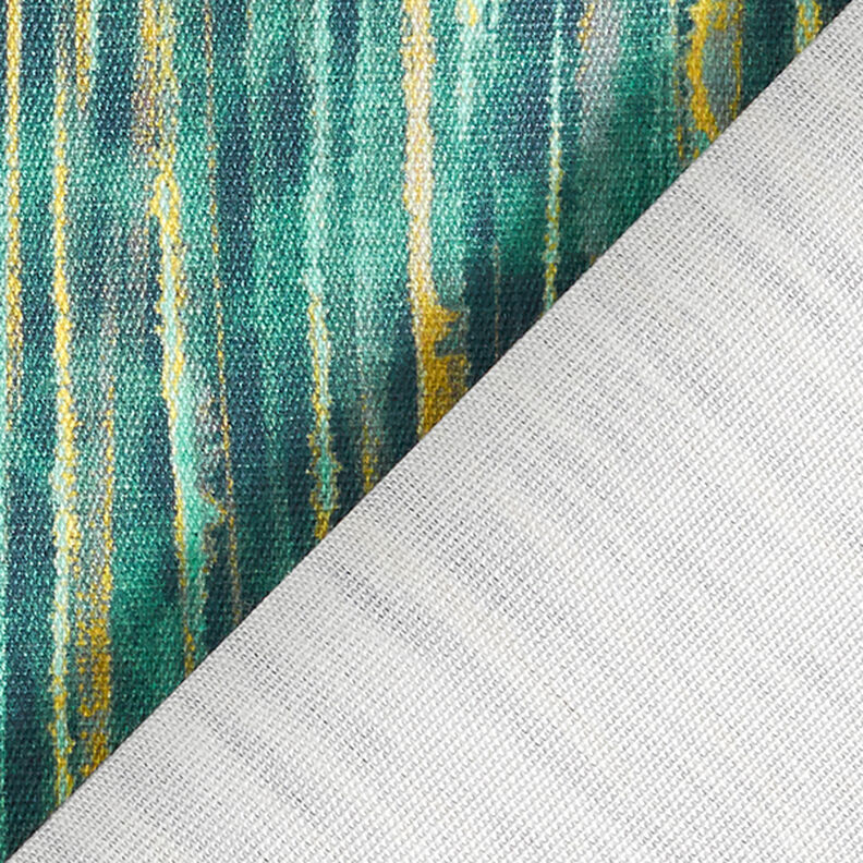 Tissu d’extérieur Canvas Rayures fines – pétrole, image number 4