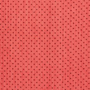 Mousseline Rayures et pois pailletés – rouge, 