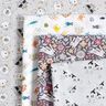 Popeline coton Lapins dans un pré fleuri – gris foncé,  thumbnail number 5