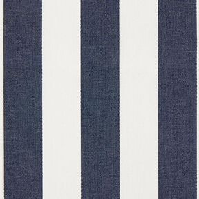 Toile pour store banne Rayures Toldo – blanc/bleu marine, 