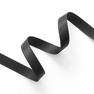 Ruban de satin Recycling  – noir, 