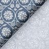 Tissu en coton Cretonne Fleurs et rameaux – gris bleu/blanc,  thumbnail number 4