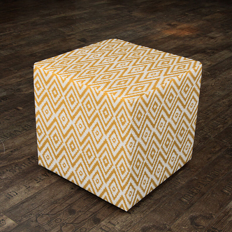 Tissu d'extérieur jacquard Ethno – moutarde,  image number 8