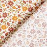 Popeline coton Herbstblumen – blanc/bordeaux,  thumbnail number 4