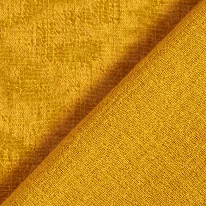 Tissu en coton aspect lin – moutarde,  image number 3