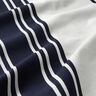 Tissu de décoration Panama Blockstreifen – bleu noir/gris brume,  thumbnail number 2