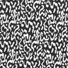Jersey viscose Motif léopard abstrait – noir/blanc,  thumbnail number 1