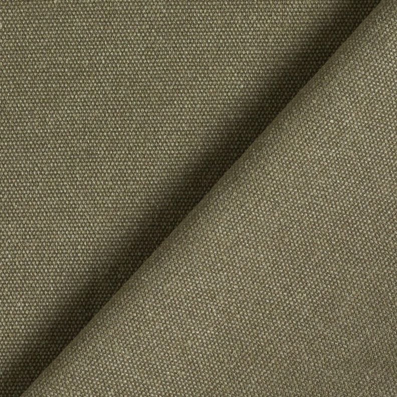 Tissu de décoration Canvas ciré – kaki, image number 3