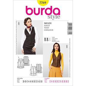 Gilet, Burda 7769, 