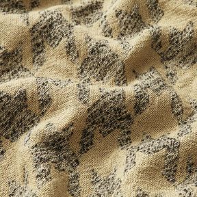 Double tissu grand pied-de-poule &ndash; beige/gris, 