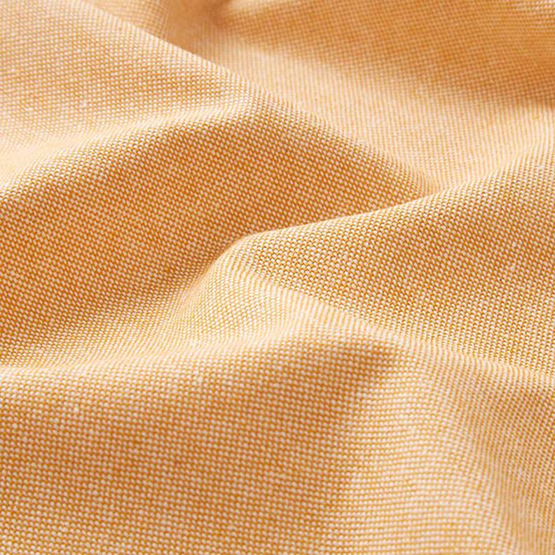 Tissu déco chambray semi-panama recyclé – orange pêche/nature,  image number 2