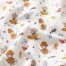 Popeline coton Ours et souris au bord de la mer – blanc,  thumbnail number 2