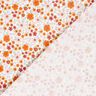 Tissu double gaze de coton Prairie fleurie – ivoire/orange pêche,  thumbnail number 4