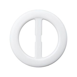 Boucle polyester – blanc, 