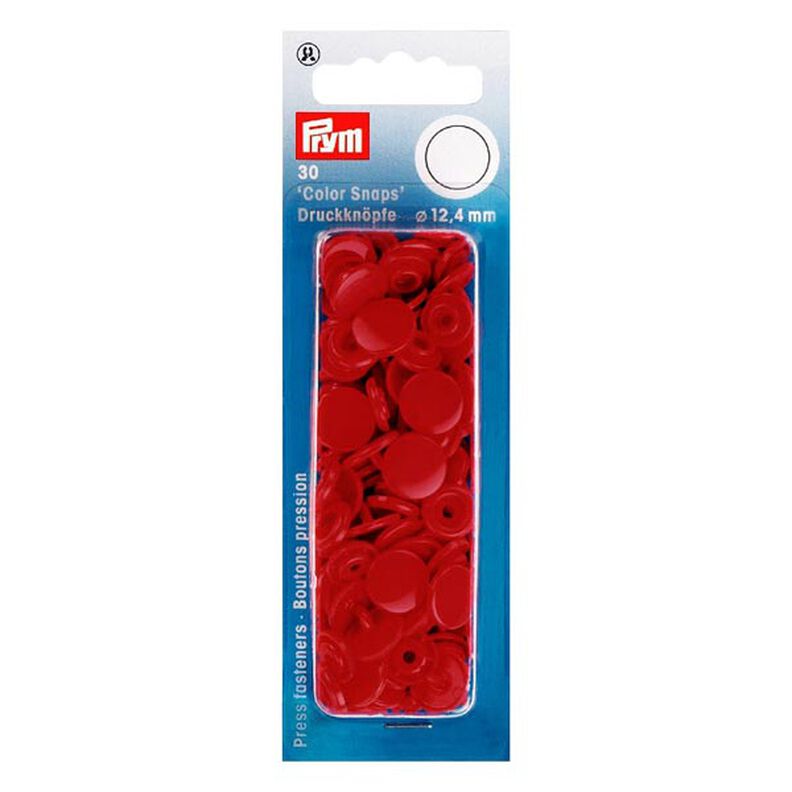 Boutons-pression Color Snaps 26 – rouge | Prym,  image number 1