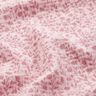 Tissu double gaze de coton vrilles de fleurs bicolores – vieux rose clair,  thumbnail number 2