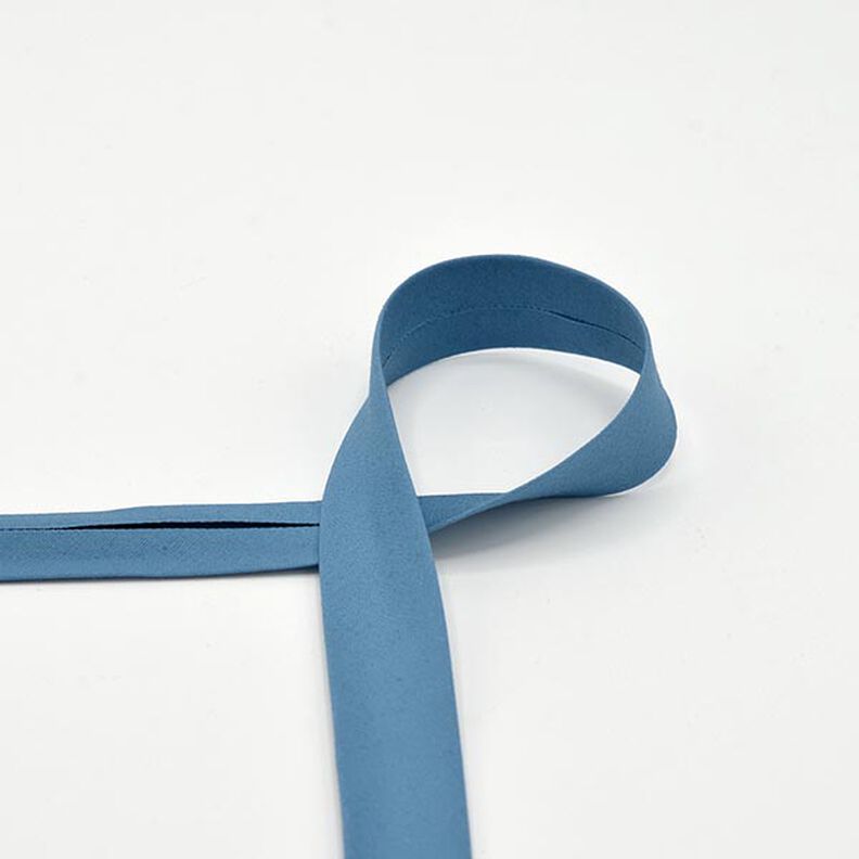 Biais en coton Popeline [20 mm] – bleu,  image number 1