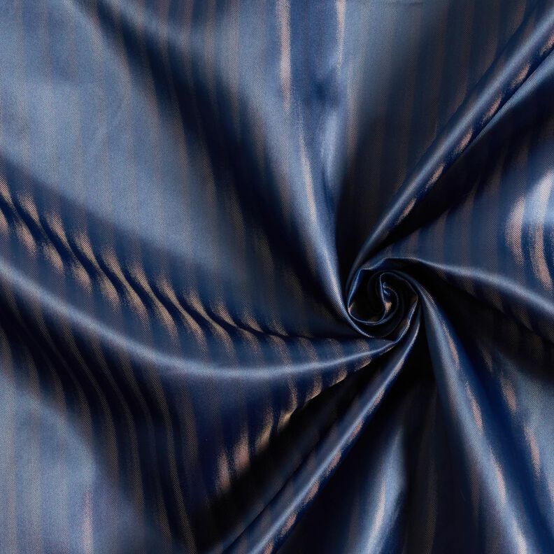 Rembourrage en satin à rayures ombrées – bleu marine,  image number 3