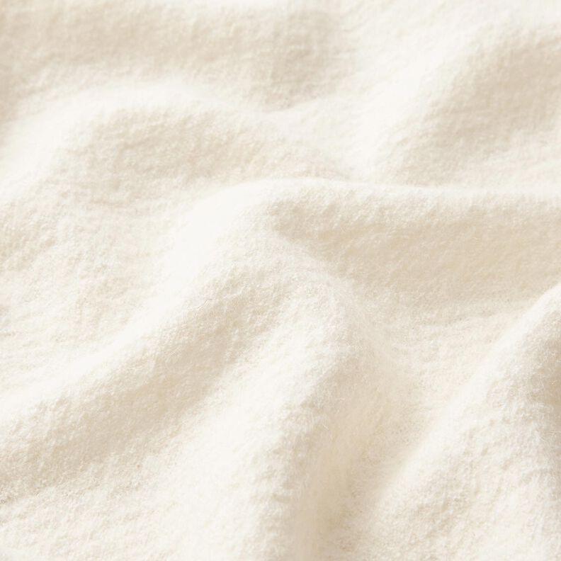 Tissu léger en maille en mélange de viscose et laine – écru,  image number 2