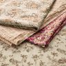 Tissu double gaze de coton Sommerblumen – taupe clair/marron moyen,  thumbnail number 5