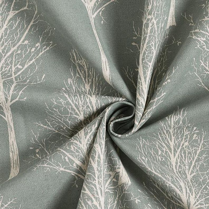 Tissu de décoration Semi-panama Silhouette d’arbre – roseau/nature,  image number 3