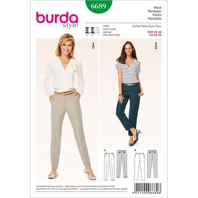 Pantalon, Burda 6689, 