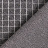 Maille jacquard brossée quadrillage – gris foncé,  thumbnail number 5