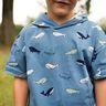 Jersey coton Jolies baleines | Poppy Fabrics – gris bleu/bleu marine,  thumbnail number 5