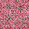 Tissu matelassé Double face Losanges | Poppy Fabrics – rose intense/vert sapin,  thumbnail number 4