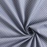 Popeline coton Pois miniatures – bleu acier/blanc,  thumbnail number 3